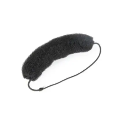 Asuer Relleno Para Moño Recto Negro 40x200